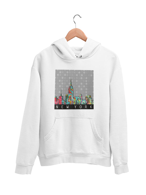 Hoodie with New York Motif